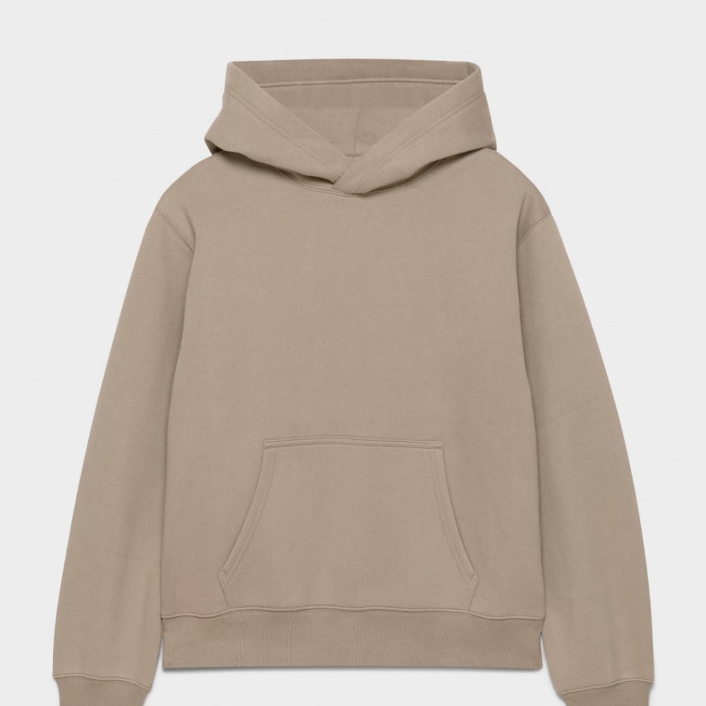 Cozy Fleece Perfect Hoodie Sweatfleece Aritzia tna (Nomad Taupe) xs